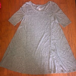 Gray swing dress